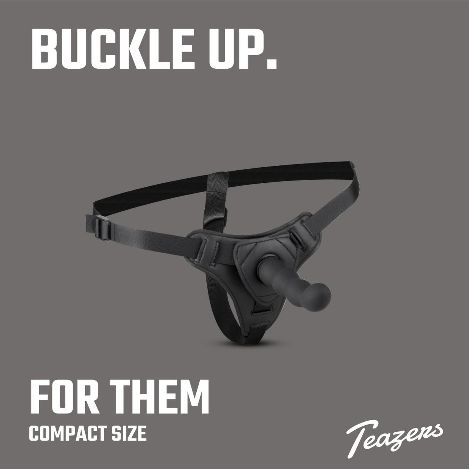Strap-on Teazers, 13 cm (czarny)
