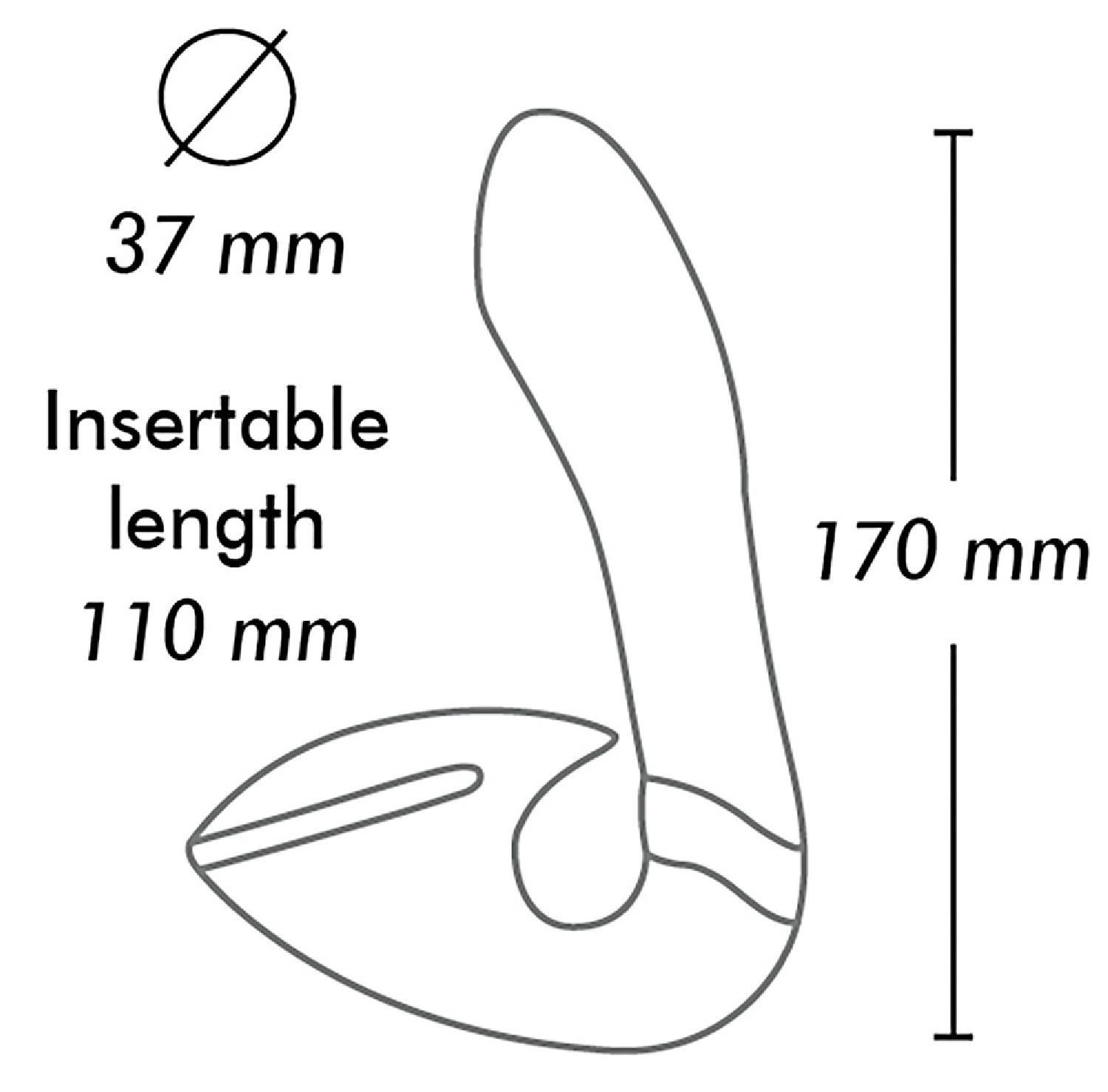 Wibrator Shunga Soyo, 17x3,7cm (malinowy)