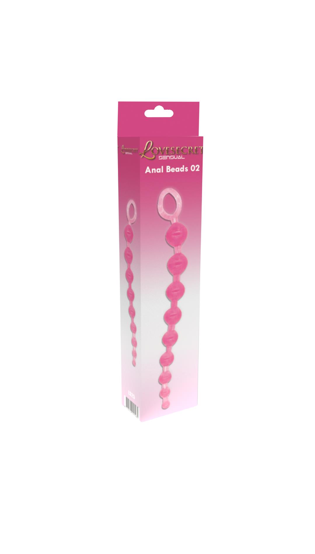 Анальные бусы Lovesecret Anal Beads 02, 30 см (розовый)