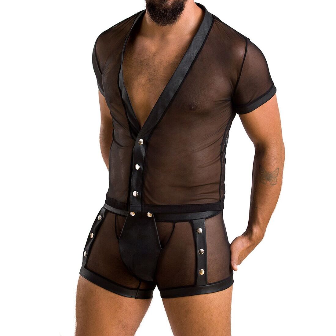 Komplet Passion 052 Michael, S/M (czarny)