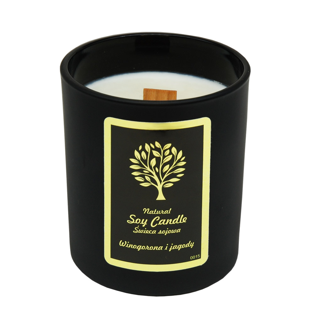 Свеча Aurora Natural Soy Candle виноград и ягоды, 150 г