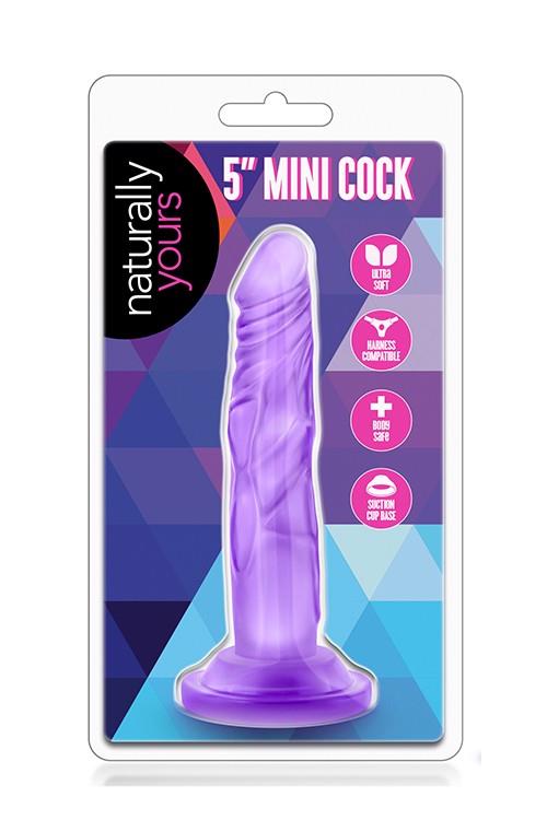 Фаллоимитатор Naturally Yours 5 Mini Cock, 14.6 см (фиолетовый)