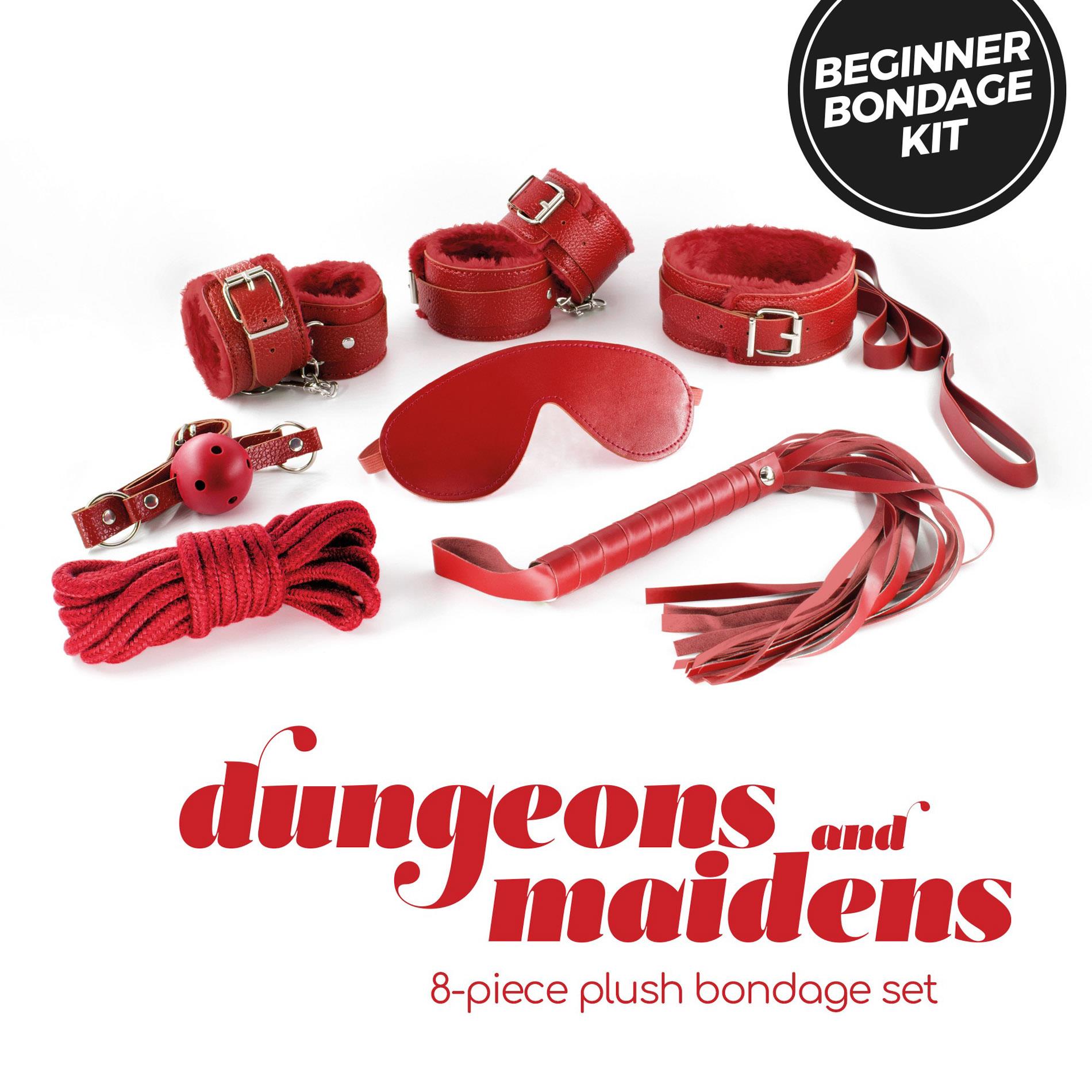 BDSM набор Crushious Dungeons & Maidens (красный)