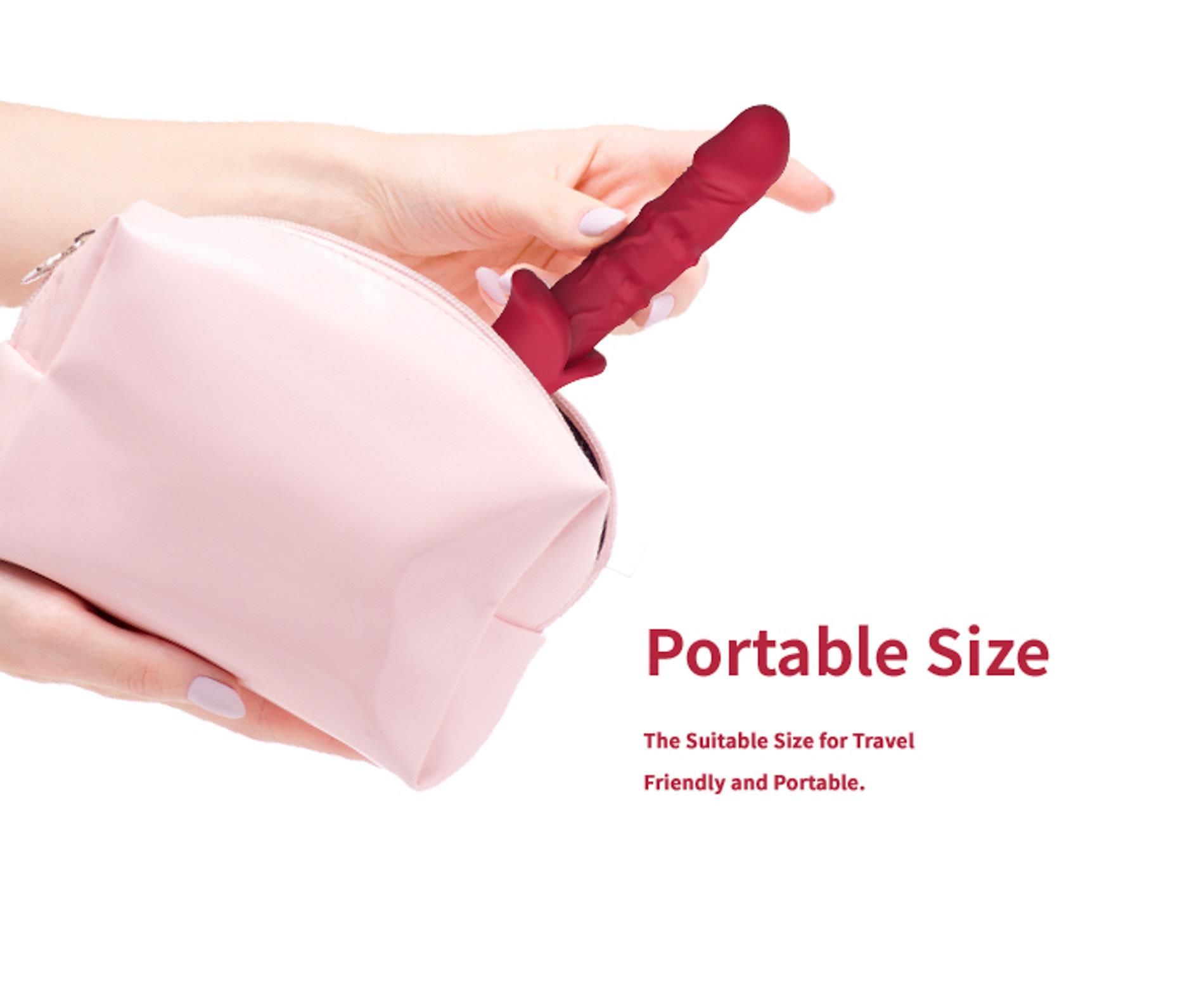 Wibrator B-Series Joy Dick Red, 21.7 cm (czerwony)