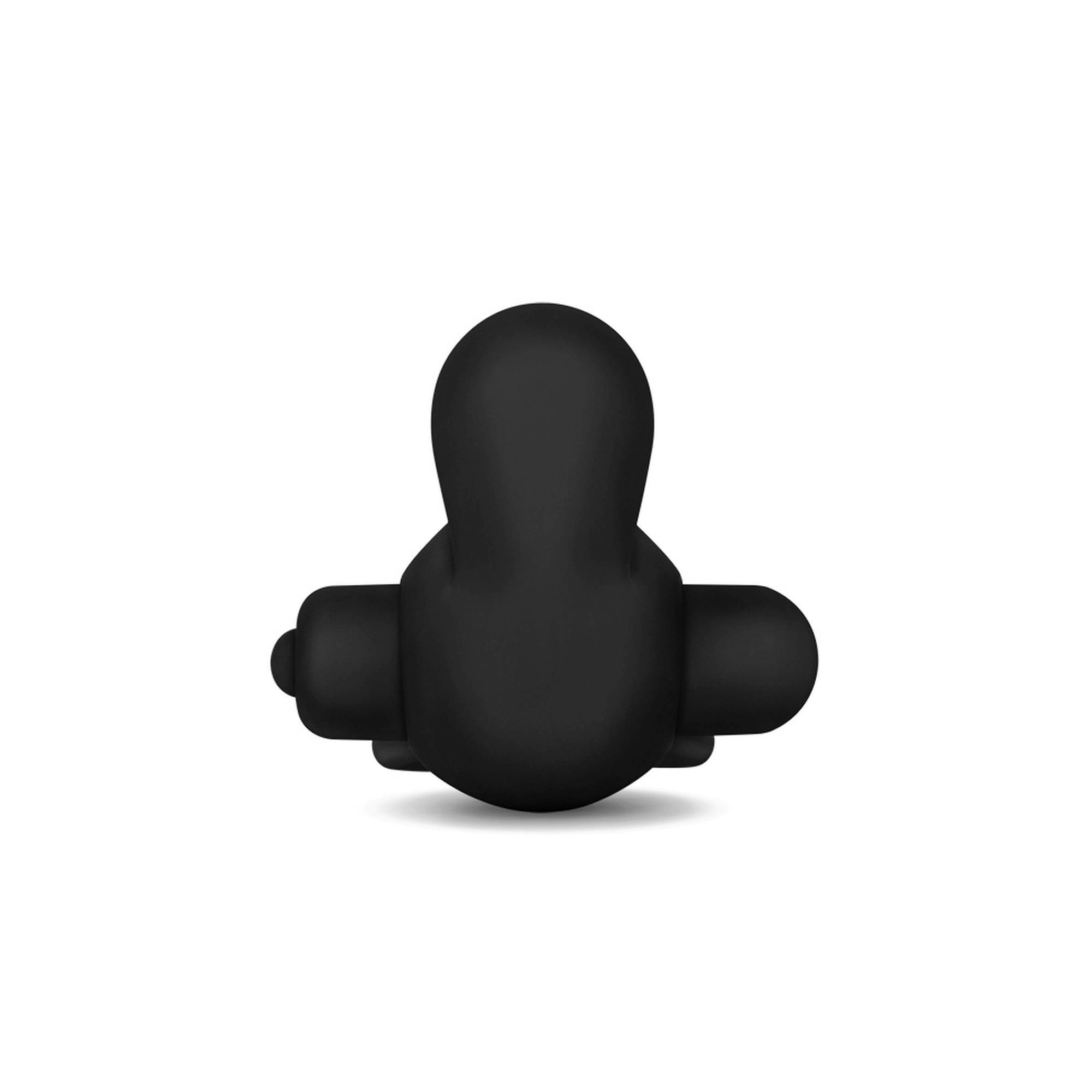 Эрекционное кольцо Lovetoy Power Clit Duo, 7.5 см (черный)