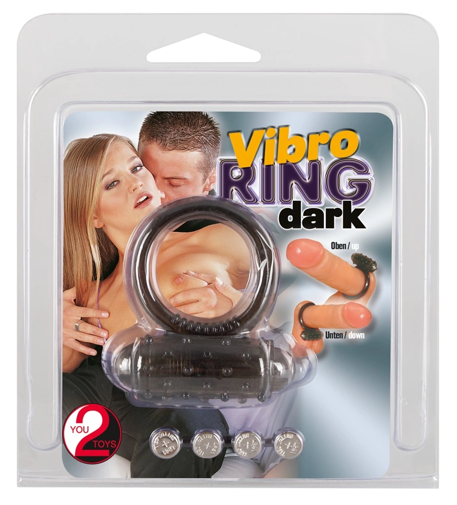 Виброкольцо You2Toys Vibro Ring, 3 см (черный)