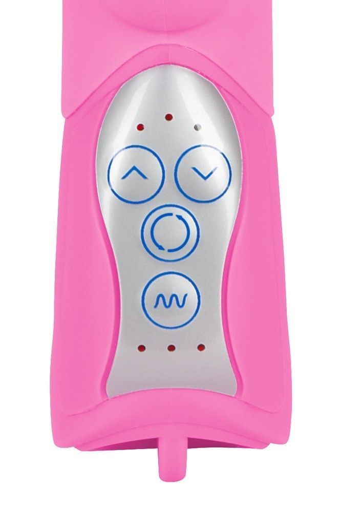 Вибратор-кролик Smile Pearl Bunny, 26 см (розовый)