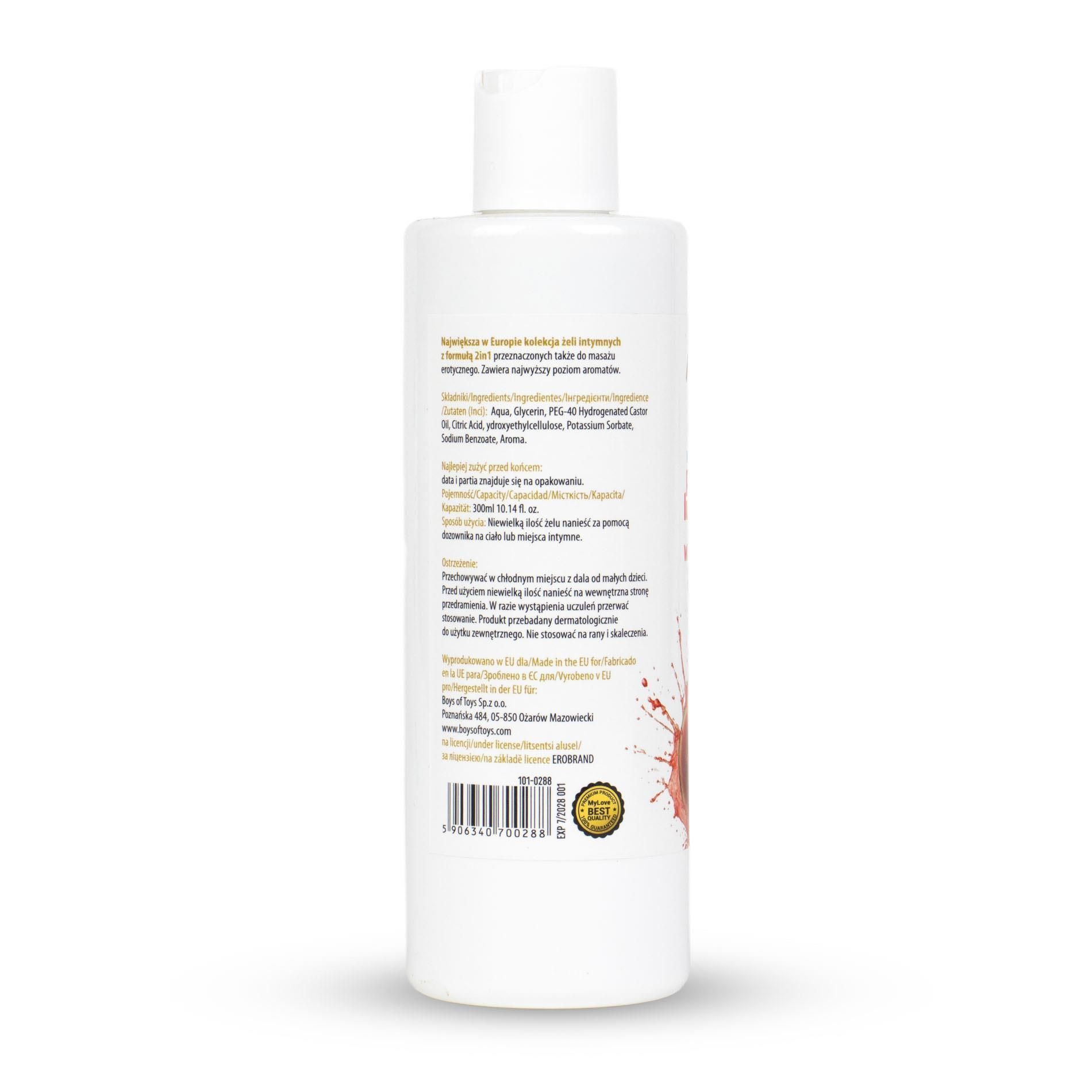 Lubrykant MyLove Aroma Series Intim&Massage 2in1 Watermelon, 300 ml