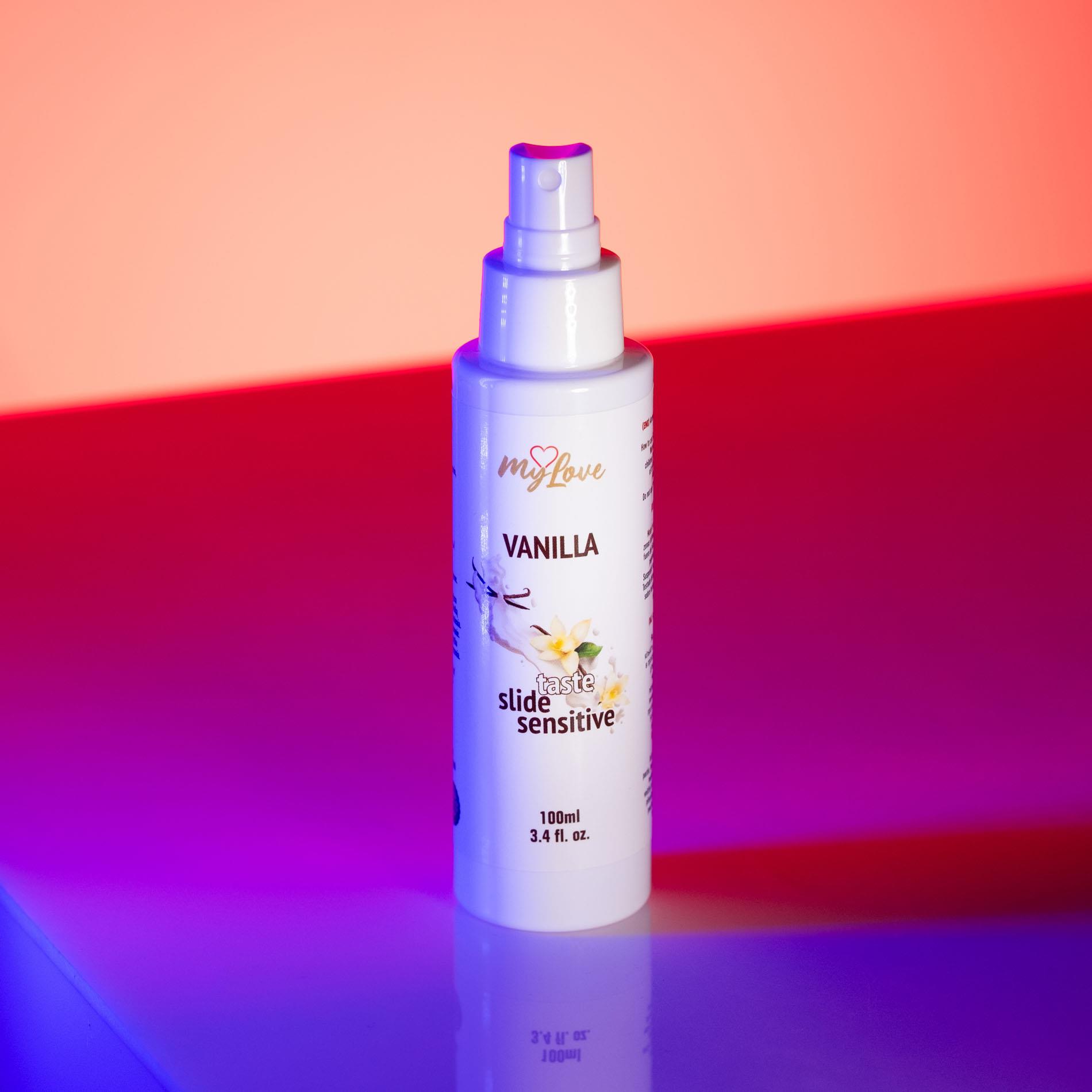 Лубрикант на водной основе MyLove Taste Slide Sensitive Vanilla, 100 мл