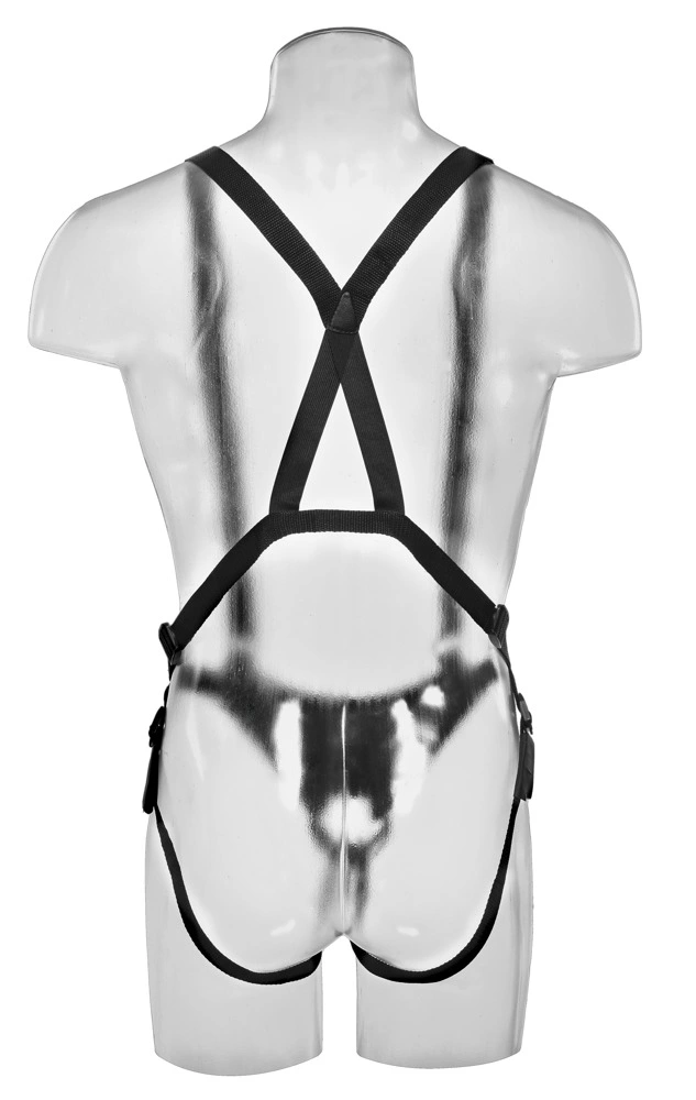 Pipedream King Cock 10 Hollow Strap On Suspender System -, W kolorze cielistym, 25 cm