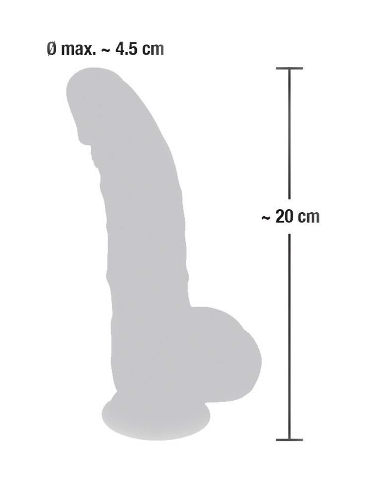 Фаллоимитатор Orion Medical Silicone Dildo, 20 см (телесный)