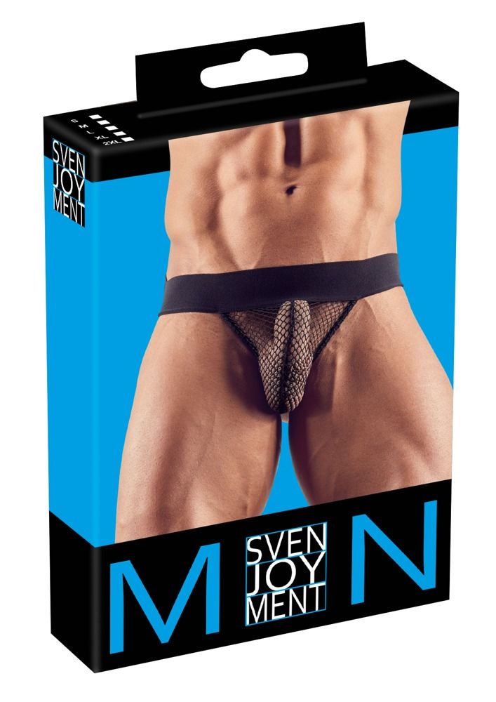 Męskie majtki erotyczne Svenjoyment Underwear, M (czarny)