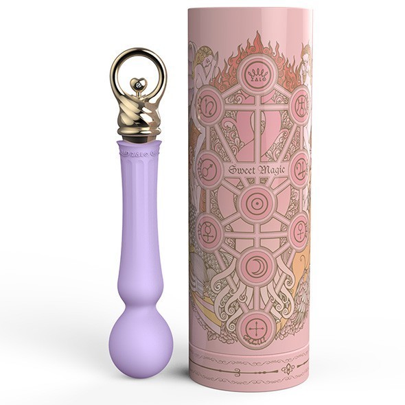 Вибромассажер Zalo Confidence Pre-Heating Wand Massager, 22,5 см (фиолетовый)