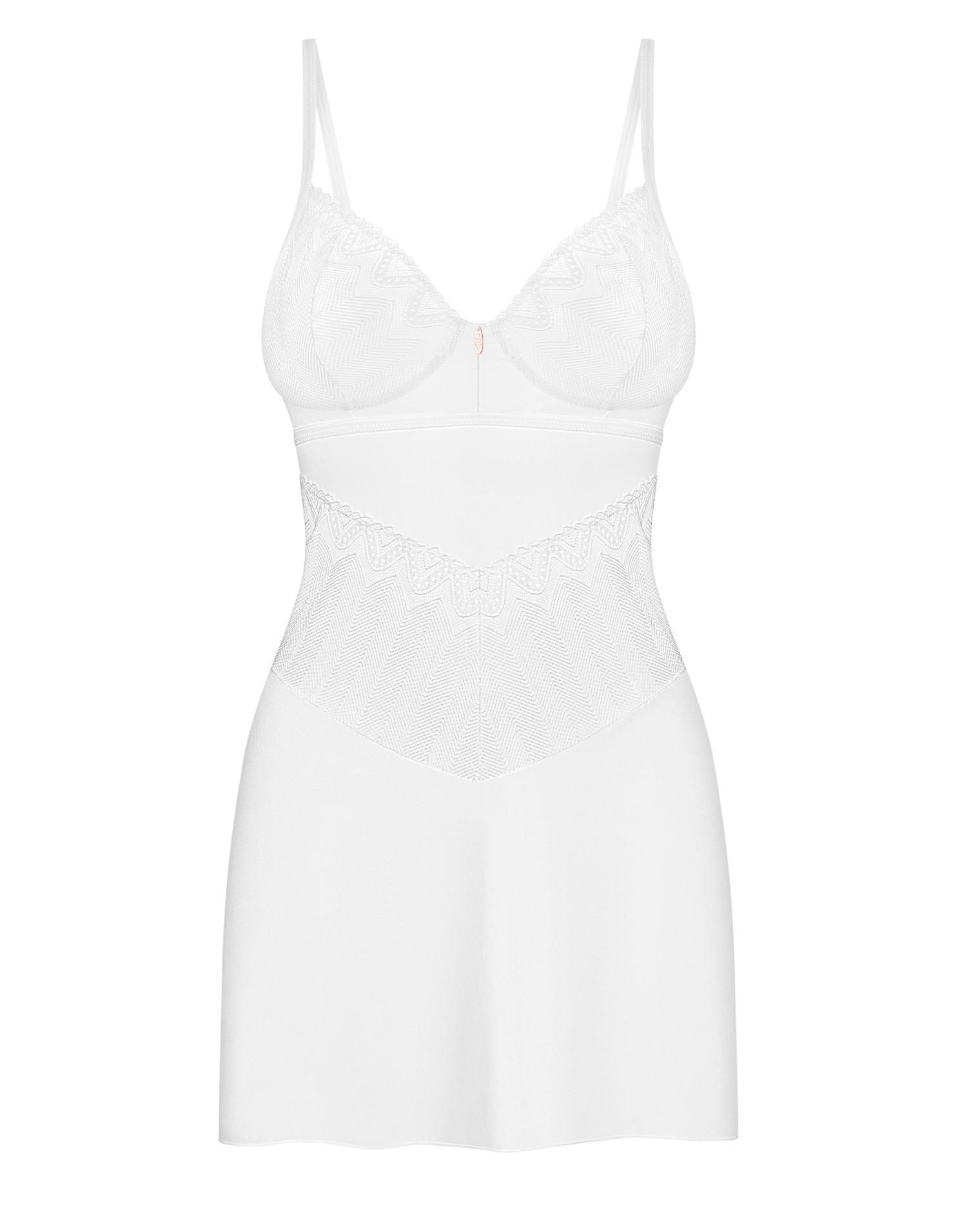 Komplet bielizny Obsessive Alissium, XL/2XL (biały)