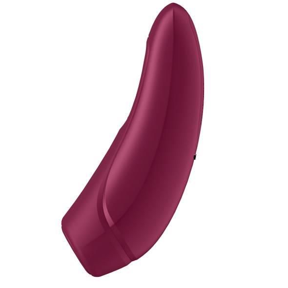 Вакуумный стимулятор клитора Satisfyer Curvy 1+ (красный)