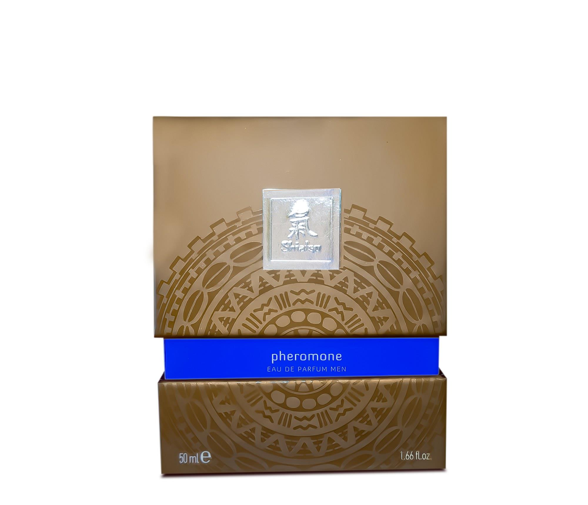 Духи з феромонами для чоловіків Hot Shiatsu Pheromon Fragrance Man Darkblue, 50 мл