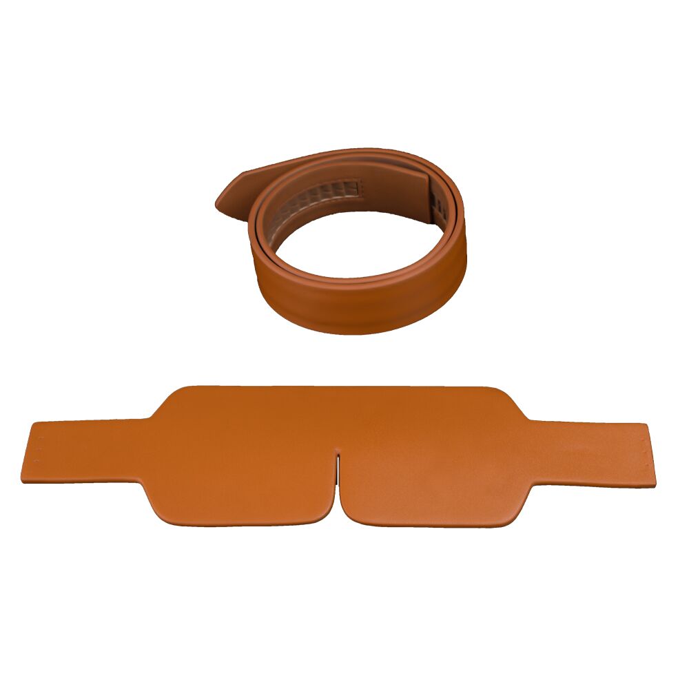 Маска на глаза Lockink Luxury Leather Blindfold Kit (коричневый)