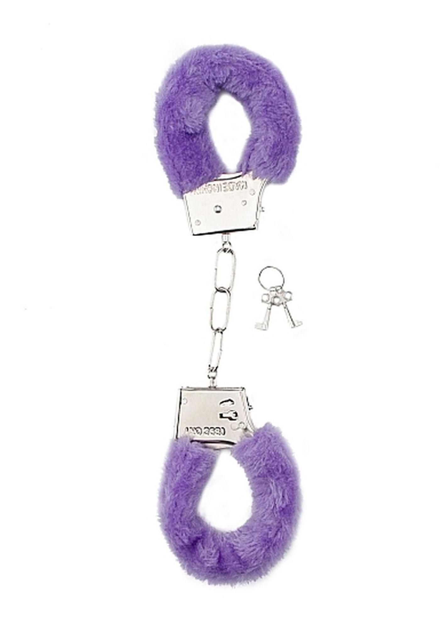 Kajdanki ShotsToys Handcuffs Furry (fioletowy)