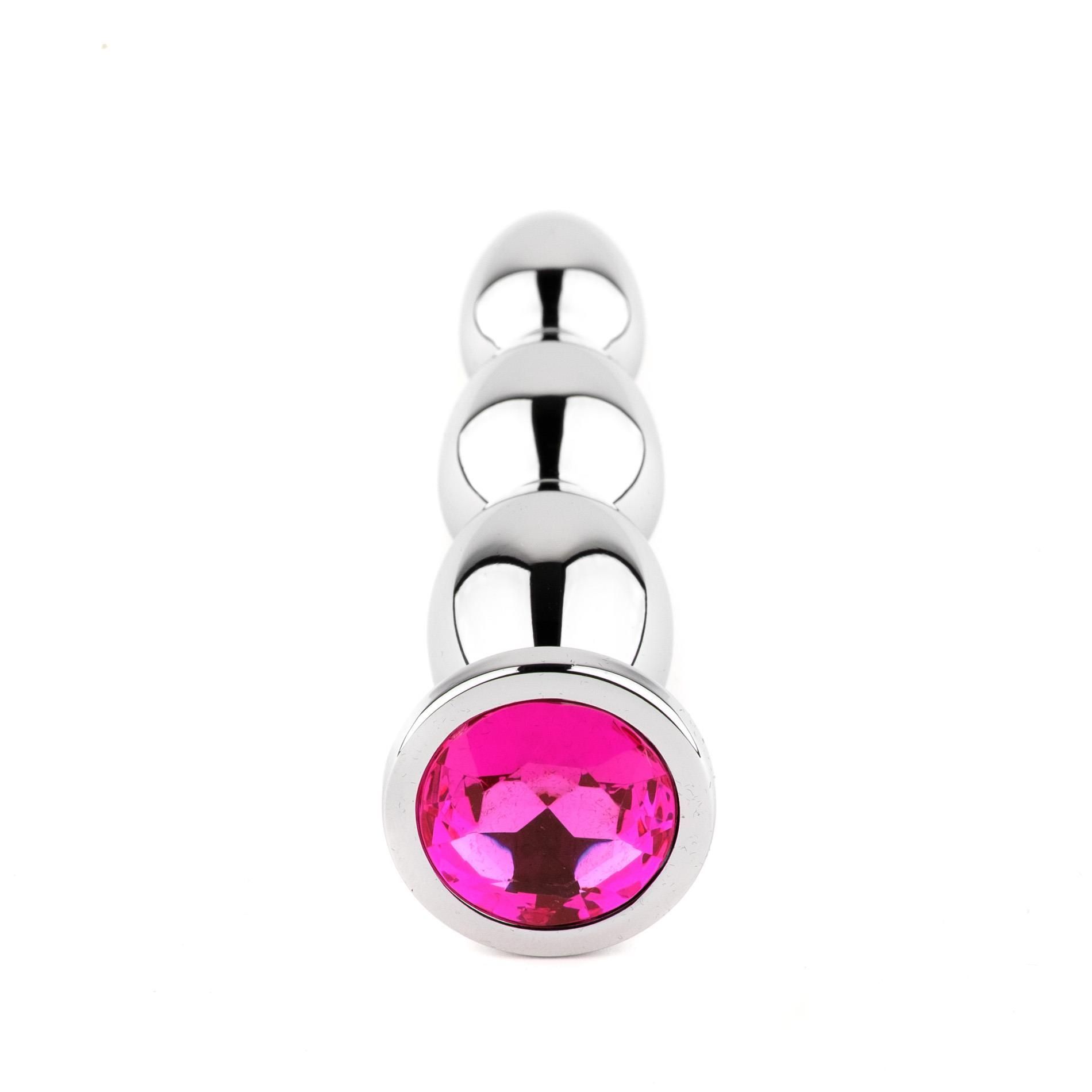 Анальная пробка B - Series HeavyFun Jewellery № 1, 13.5 см (серебристый)