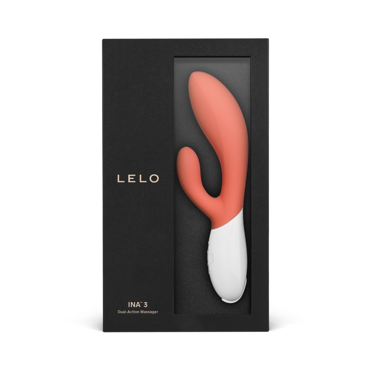 Вибратор-кролик Lelo Ina 3, 20 см (оранжевый)