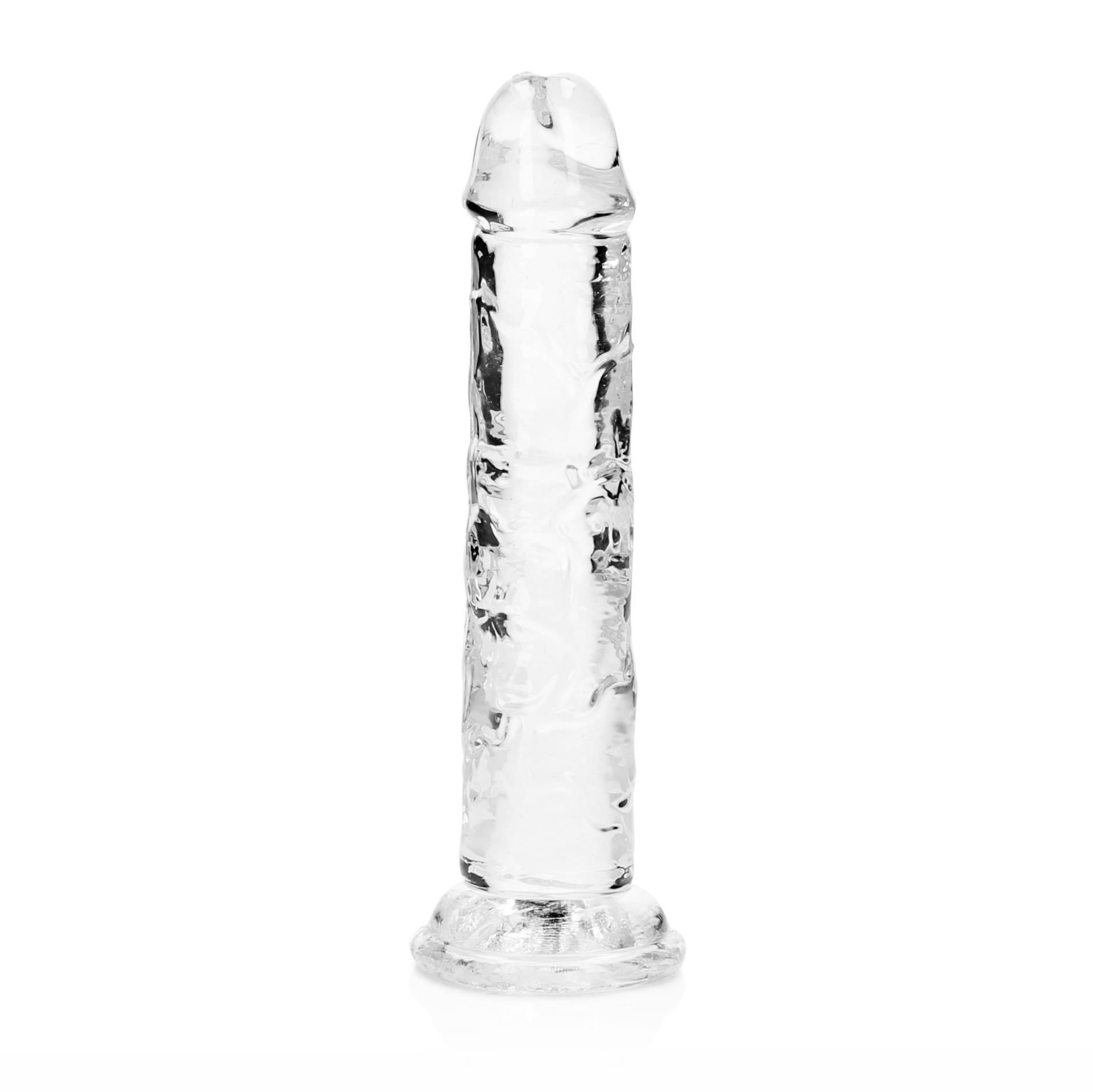 Фаллоимитатор RealRock Crystal Clear Realistic Dildo 6'', 15.5 см (прозрачный)