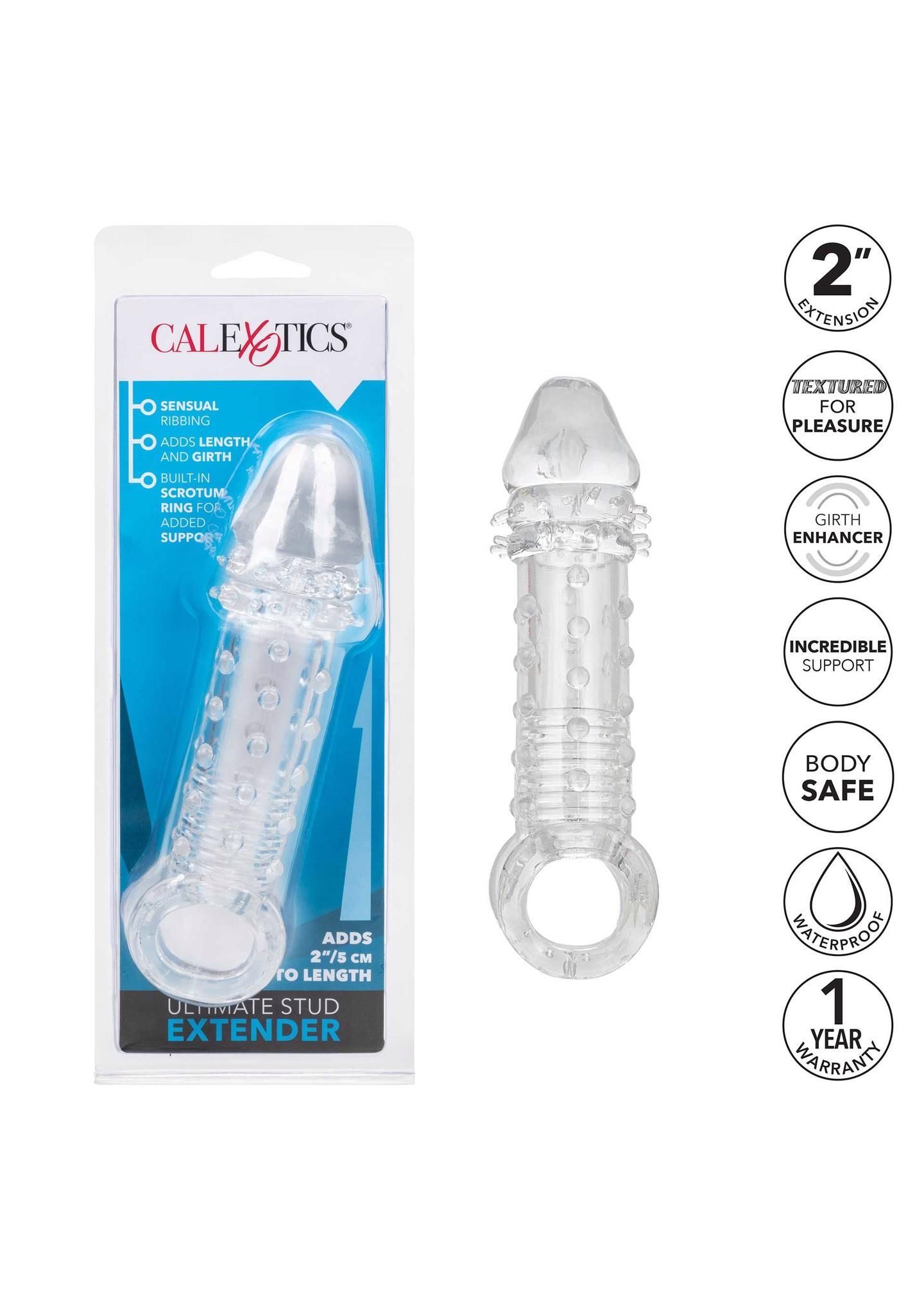 Насадка на пенис California Exotic Novelties Transparent Ultimate Extender, 16 см (прозрачная)