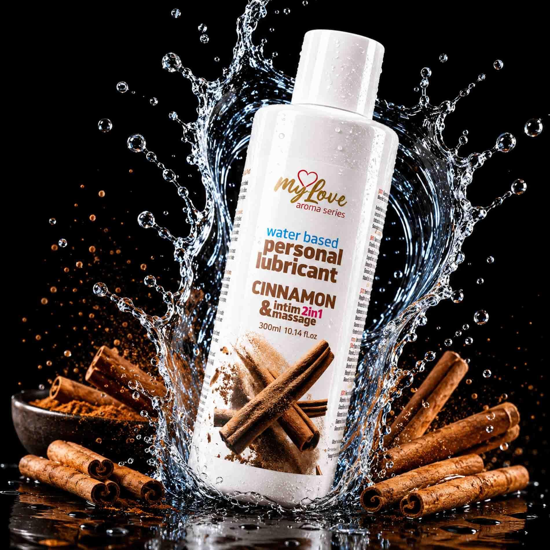 Лубрикант MyLove Aroma Series Intim&Massage 2in1 Cinnamon, 300 мл
