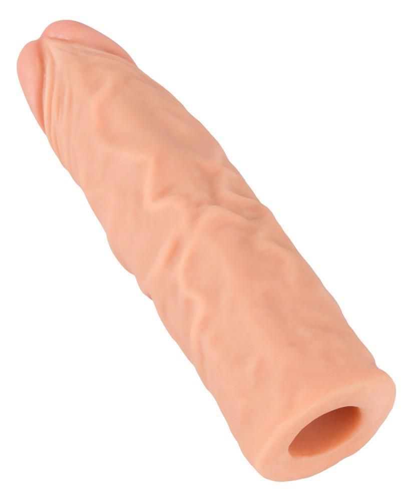 Насадка на пенис Nature Skin Extension Sleeve, 19,5 см (телесный)