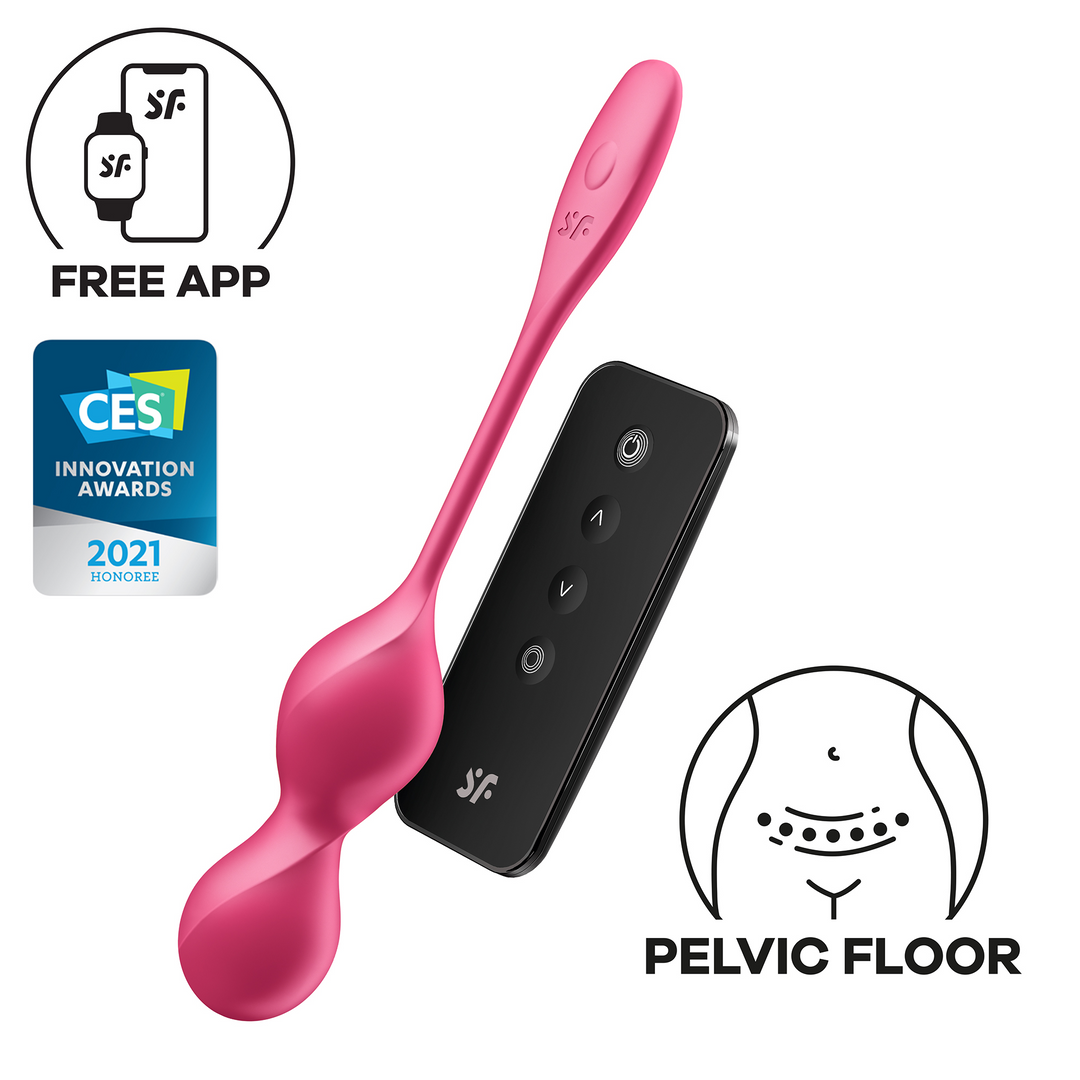 Вагинальные шарики Satisfyer Love Birds 2, 22,2 см (розовый)