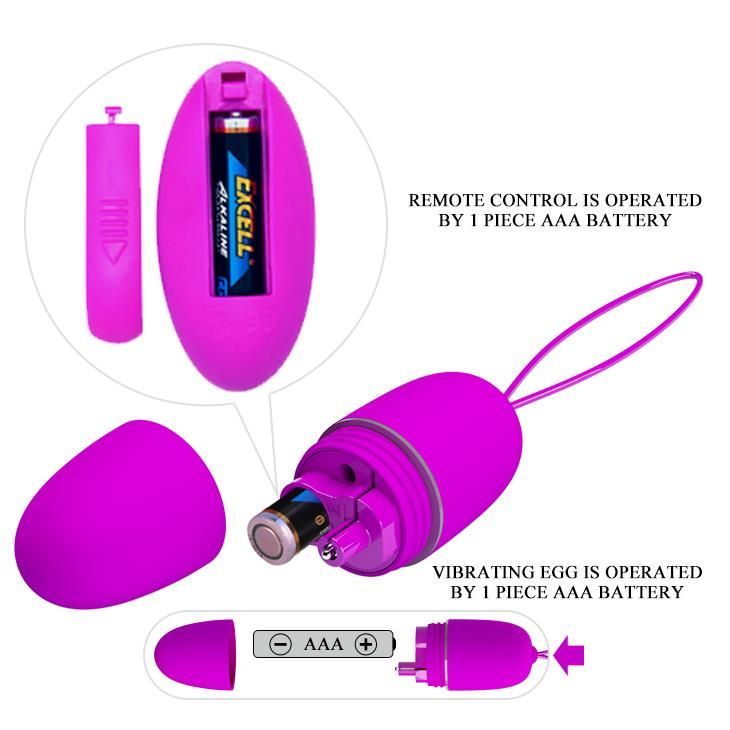 Виброяйцо Pretty Love Selkie Wireless, 18 см (фиолетовый)