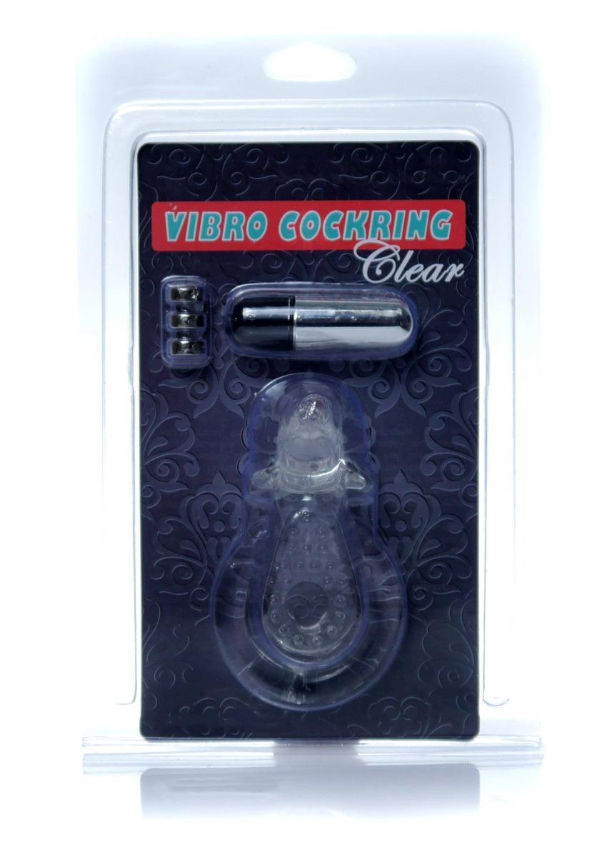 Віброкільце B - Series EasyLove Dolphin Vibro CockRing, 9 см (прозорий)