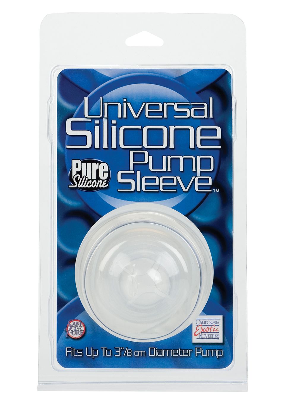 Насадка на помпу для пеніса Universal Silicone Pump Sleeves, 6 см (прозорий)