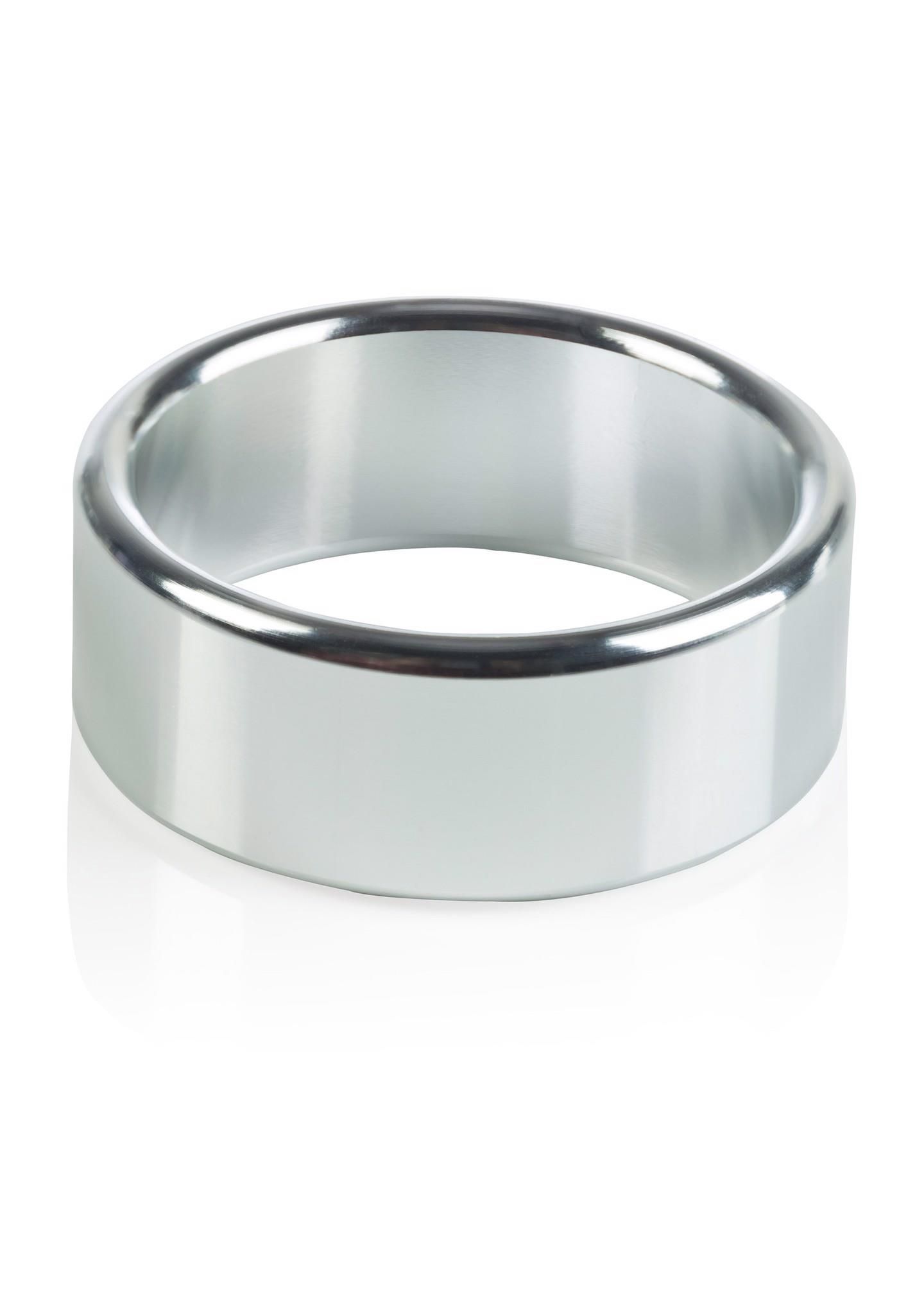 Эрекционное кольцо CalExotics Alloy Metallic Ring, 4 см (серебристый)