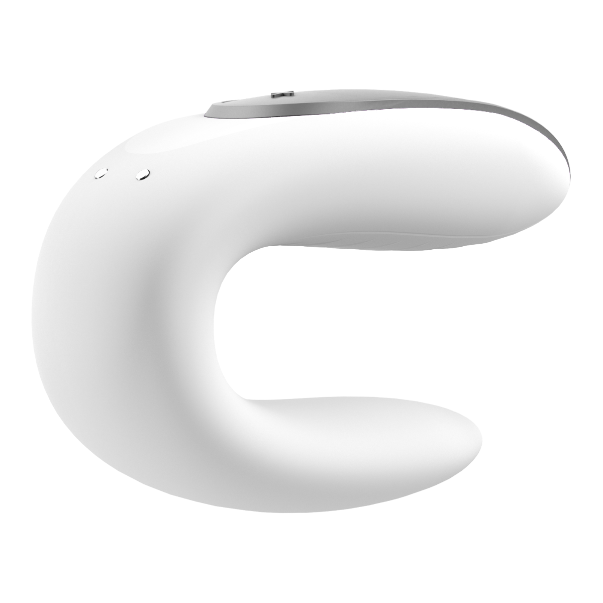 Wibrator Satisfyer Double Fun Partner, 9,3 cm (biały)