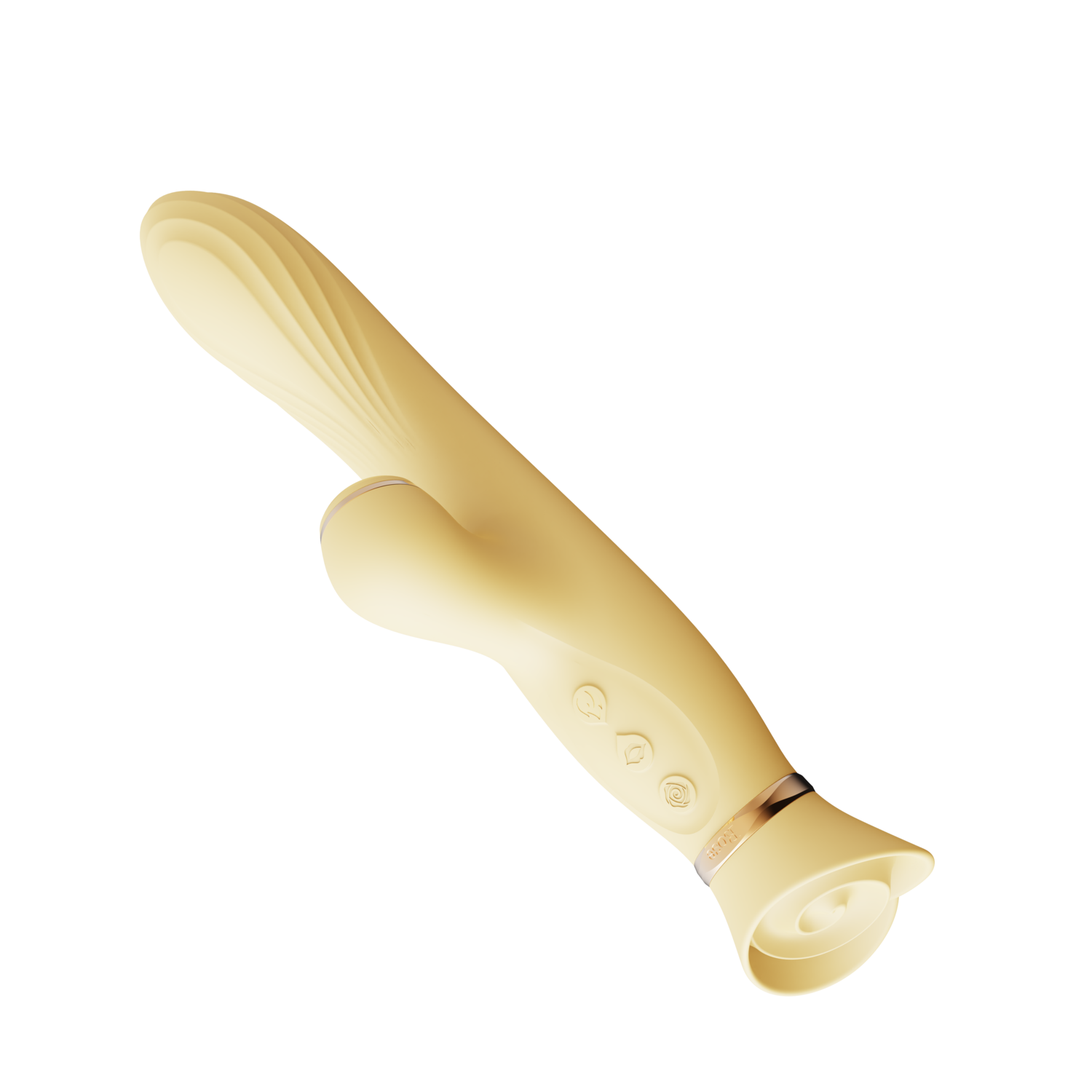 Вибратор-кролик Zalo Rose Rabbit Thruster, 25 см (желтый)