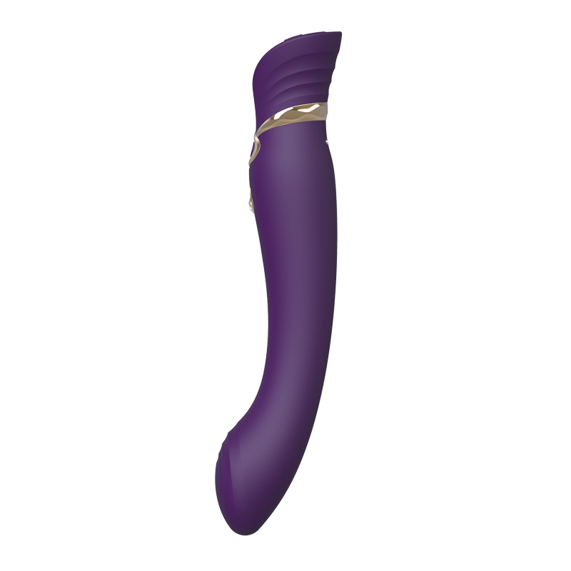 Вибратор Zalo Queen G-Spot Pulse Wave, 21,5 см (фиолетовый)
