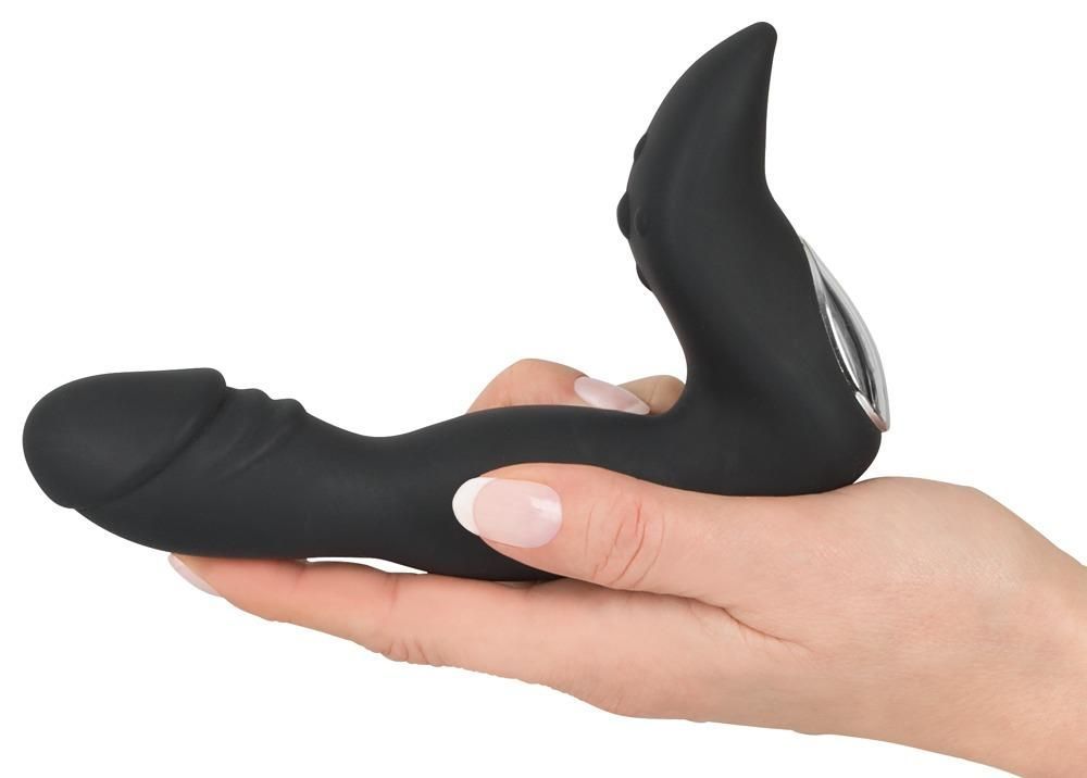 Массажер простаты Rebel Rechargeable Prostate Stimulator, 12.7 см (черный)