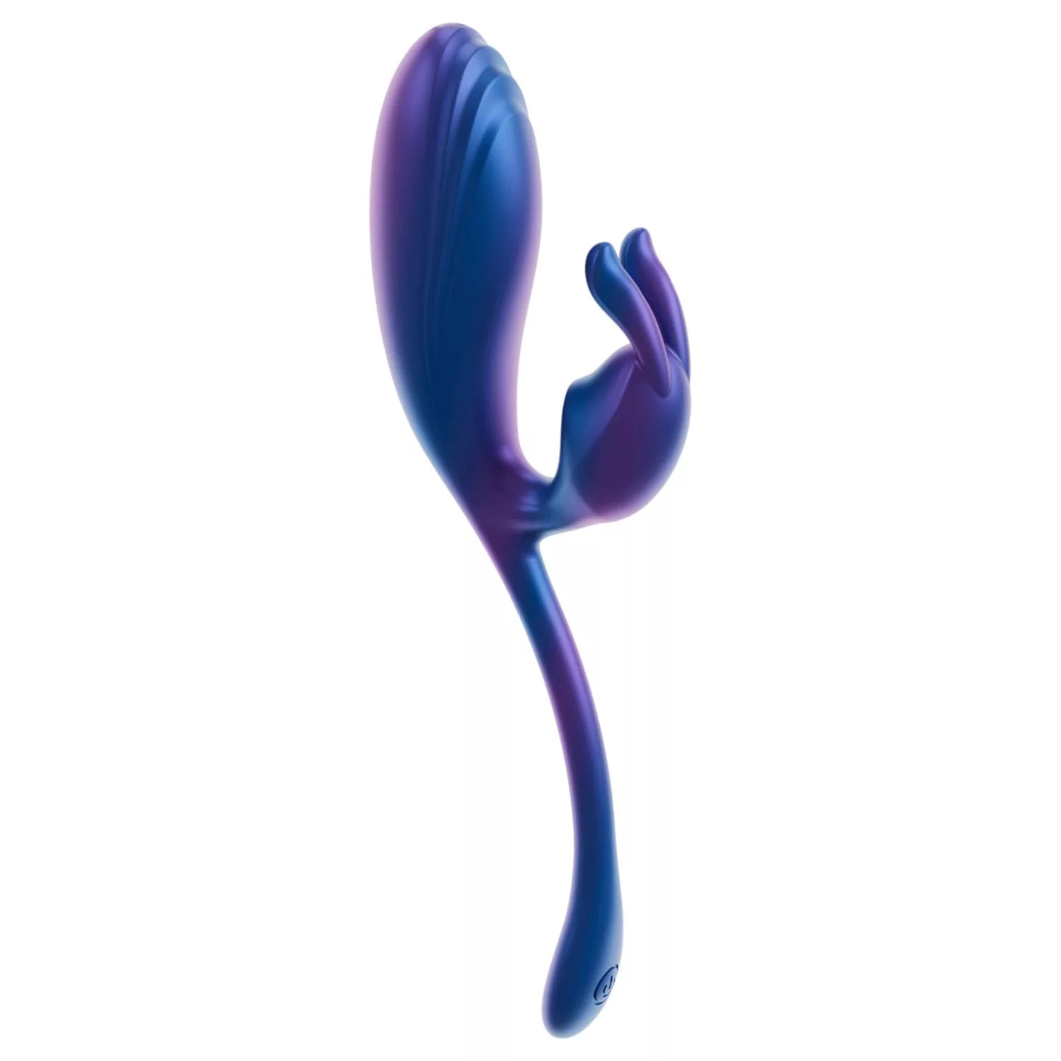 Wibrator Sweet Smile Flexible Double Bullet, 22.5 cm (niebieski)