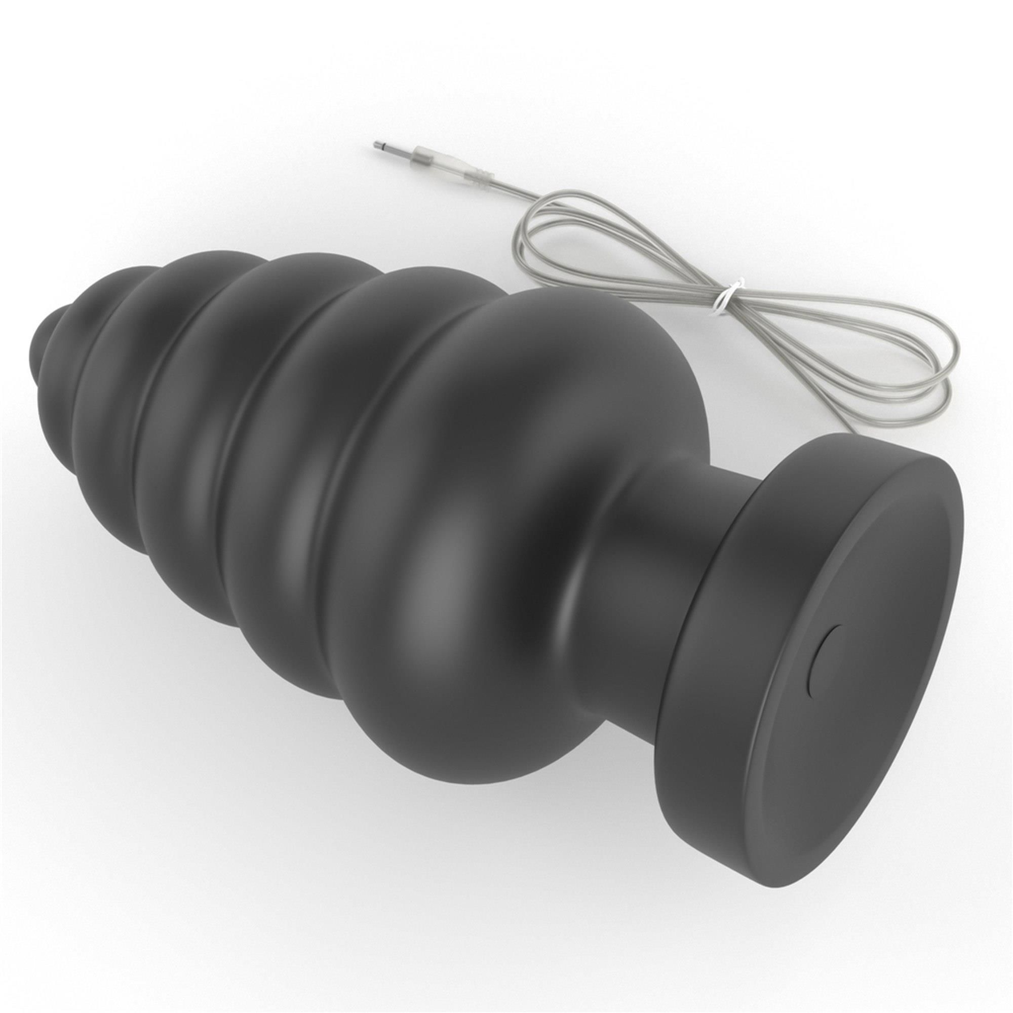 Анальна пробка King Sized Vibrating Anal Cracker 7, 18 см (чорний)