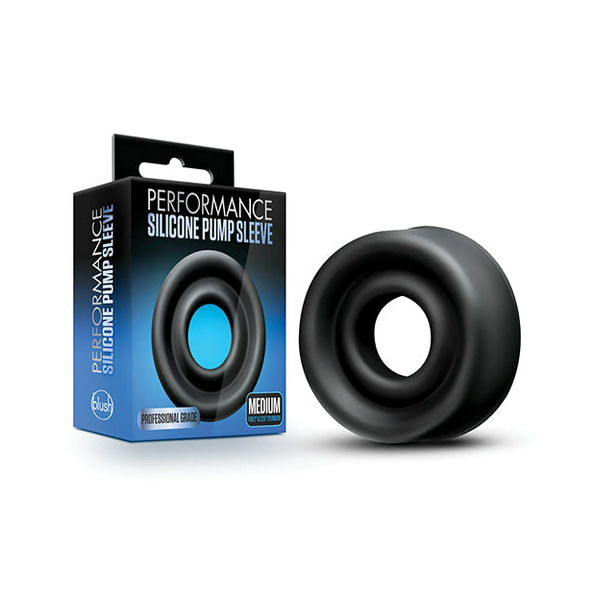 Насадка на помпу для пениса Pump Performance Sleeve Medium (черный)