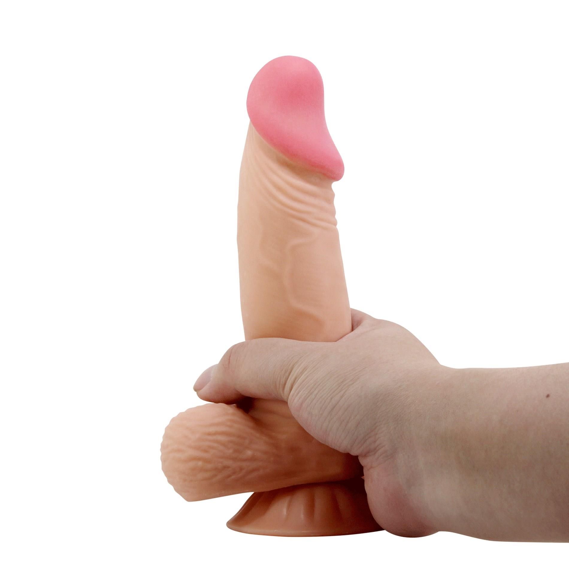 Фаллоимитатор Baile Sliding Skin Bendable 7.6'', 19.4 см (телесный)