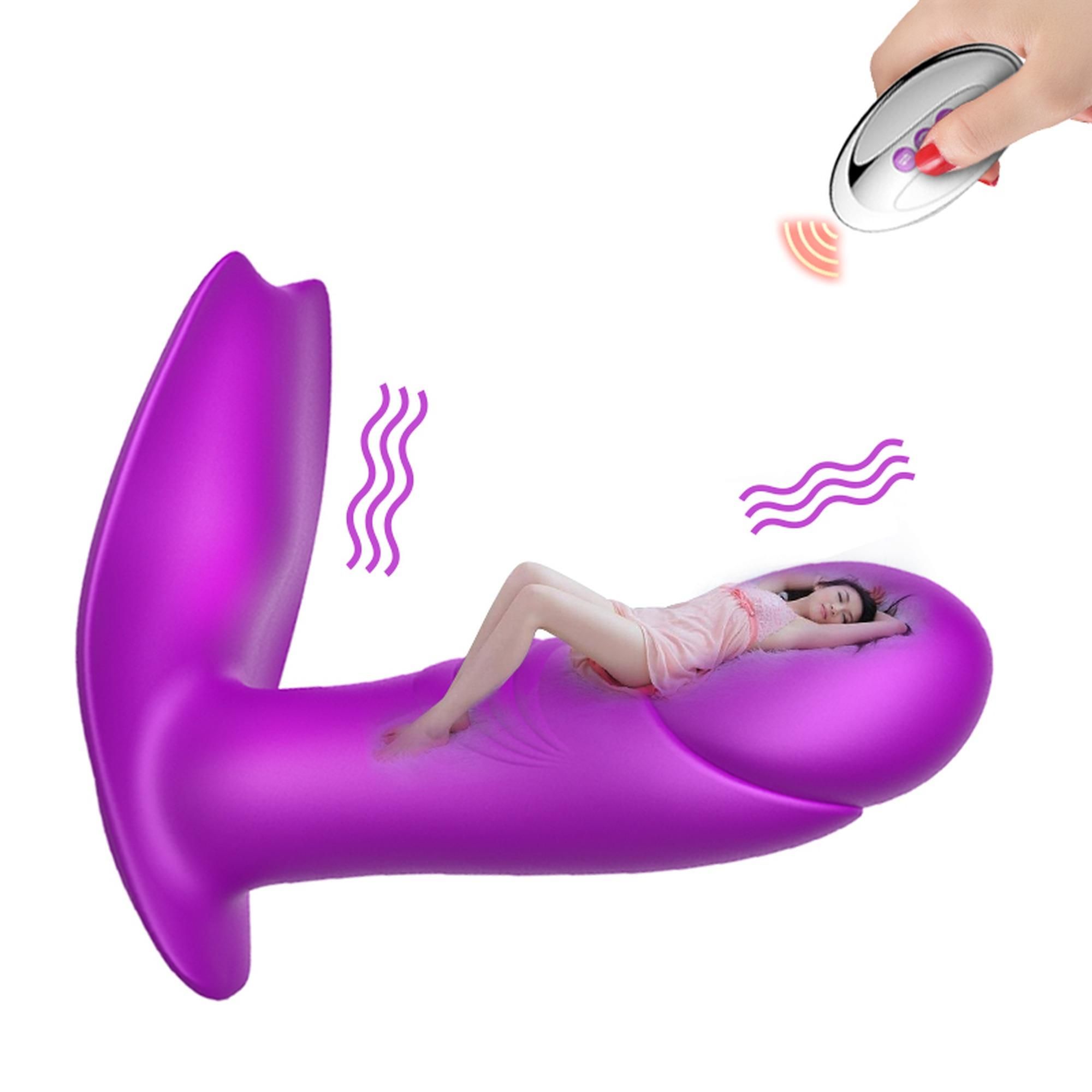 Вібратор у трусики Boss Series Silicone Panty, 12,8 см (фіолетовий)
