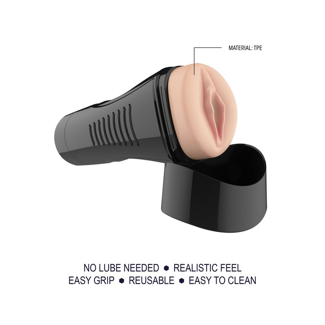 SLT - Masturbator, W kolorze cielistym, 24 cm, XL