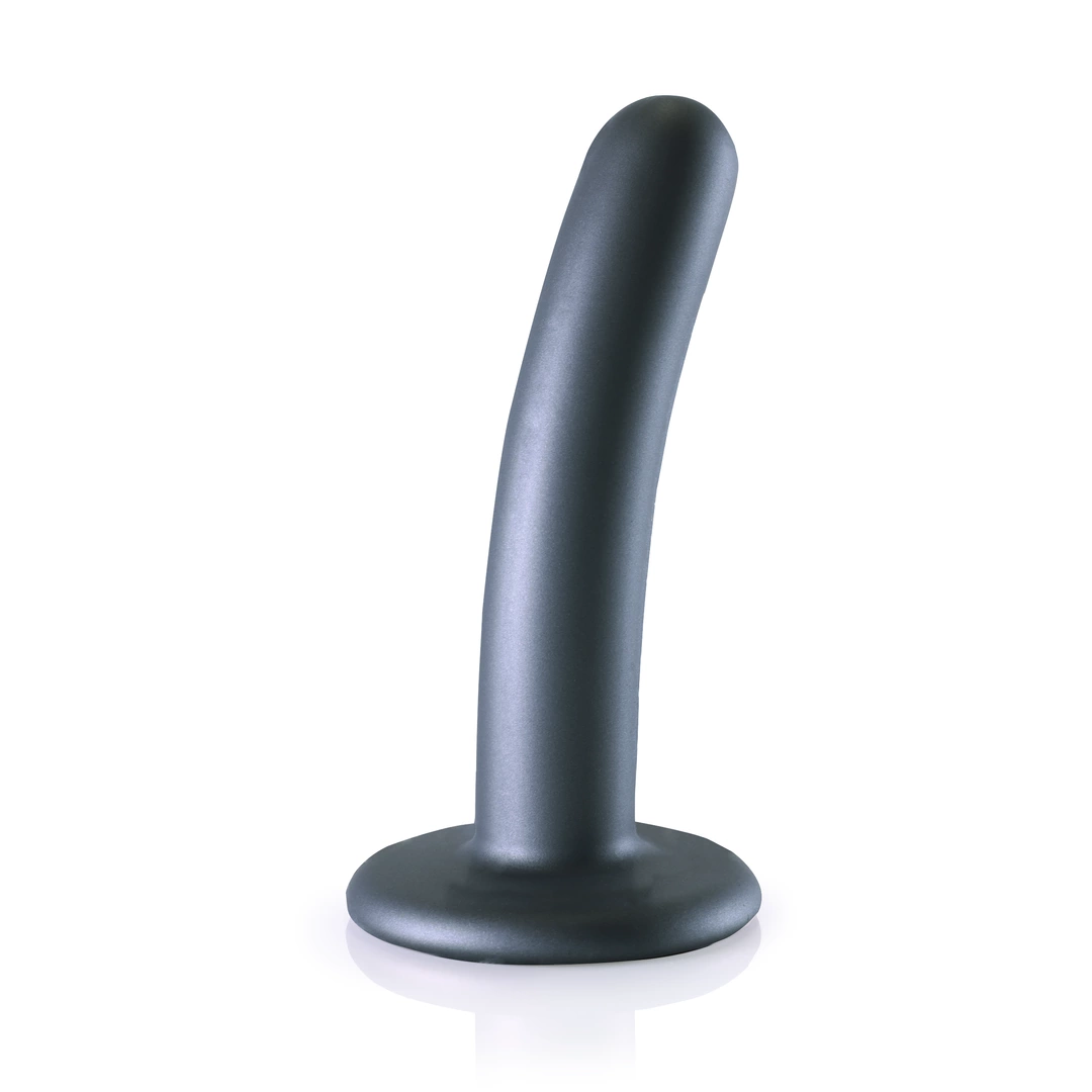 Фаллоимитатор Ouch! Smooth G-Spot Dildo 5'', 12.4 см (серый)