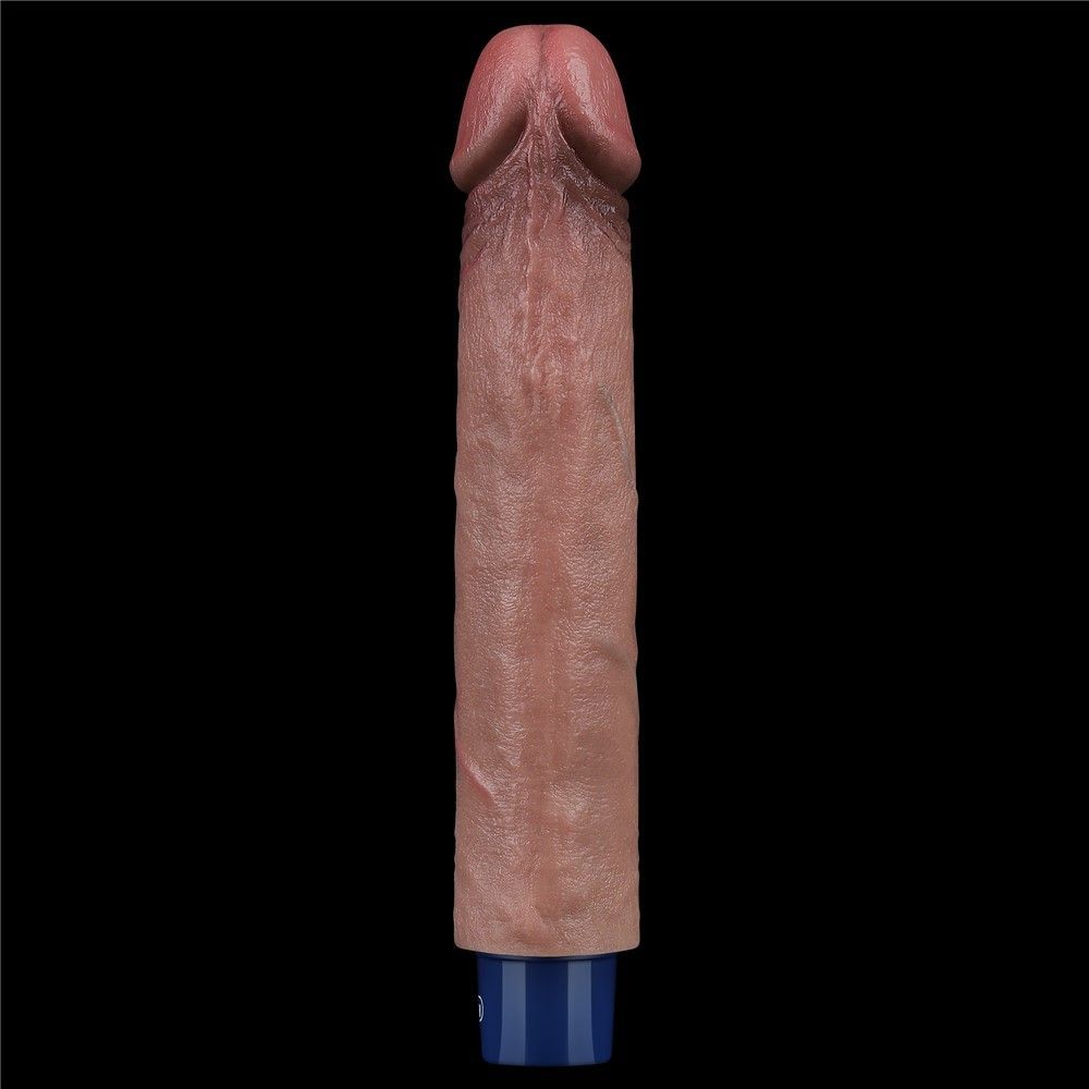 Вибратор Lovetoy Real Softee 9" Platinum Silicone, 22.8 см (коричневый)