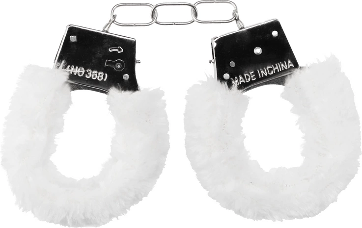 Наручники Ouch! Handcuffs Furry (белый)
