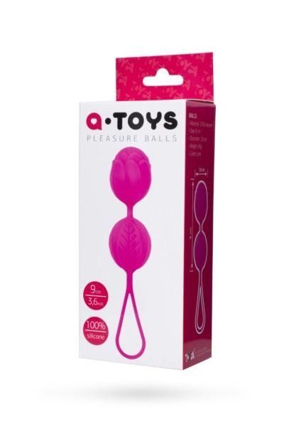 Вагинальные шарики A-Toys Keggel Balls, 9 см (розовый)