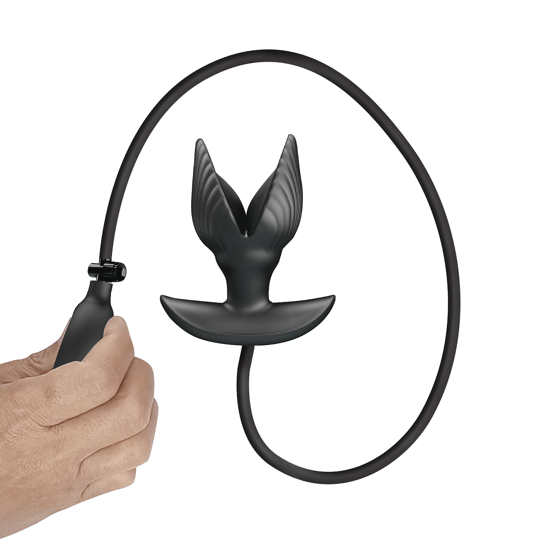 Korek analny Pretty Love Manson, 9,6 cm (czarny)