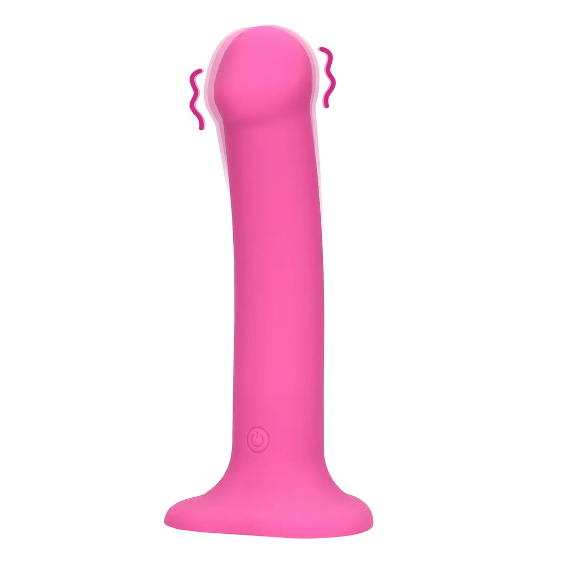 Фаллоимитатор Loveline Non-Phallic, 18.1 см (розовый)