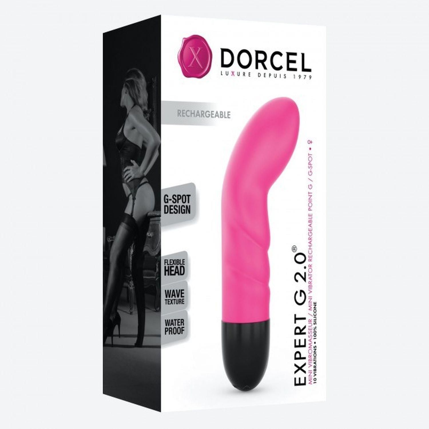 Вібратор для точки G Dorcel Expert G 2.0, 15 см (рожевий)
